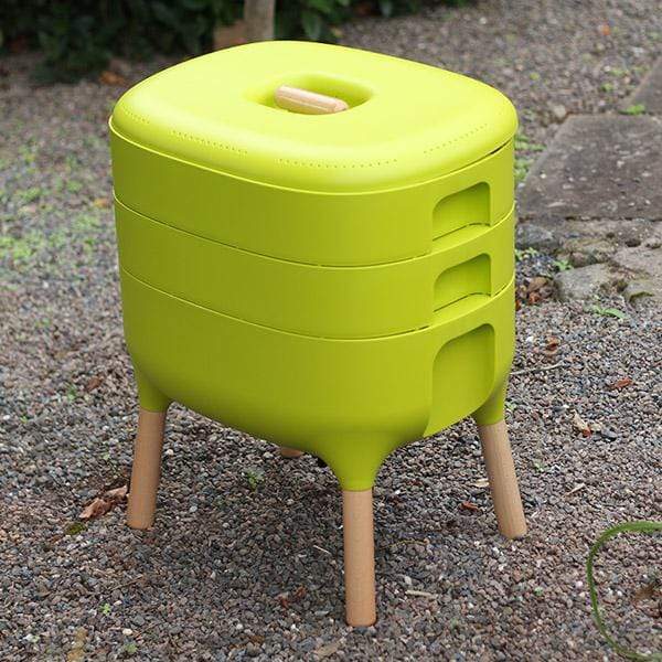 Composting LBF Urbalive Worm Composter Wormery From Wiggly Wigglers - 20 Litre Lime | Unit + Starter Pack