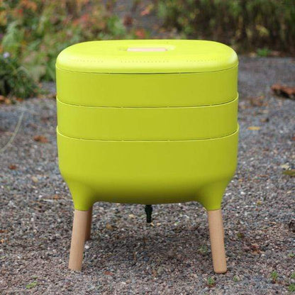 Composting LBF Urbalive Worm Composter Wormery From Wiggly Wigglers - 20 Litre Lime | Unit + Starter Pack
