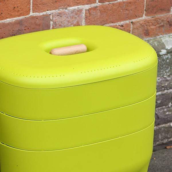 Composting LBF Urbalive Worm Composter Wormery From Wiggly Wigglers - 20 Litre Lime | Unit + Starter Pack