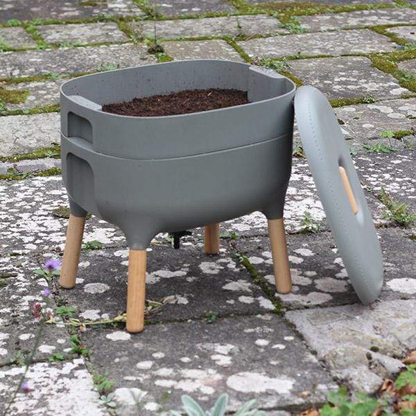 Composting LBF Urbalive Worm Composter Wormery From Wiggly Wigglers - 20 Litre Stone | Unit + Starter Pack